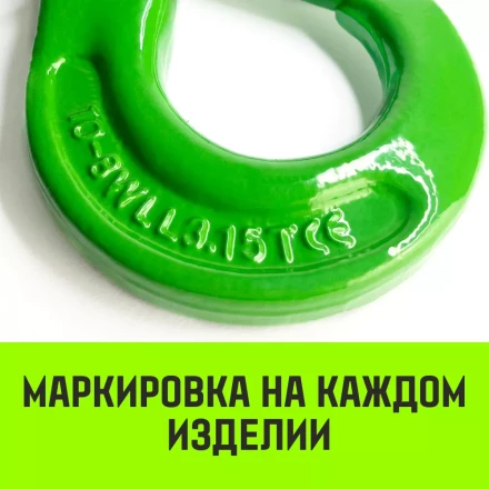 Крюк самозапирающийся с проушиной HITCH 10-Т8 кл 3.2 Т (SZ071266) купить в Ханты-Мансийске