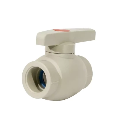 Кран шаровой PP-R 25мм серый (10/40) 44331 купить в Ханты-Мансийске