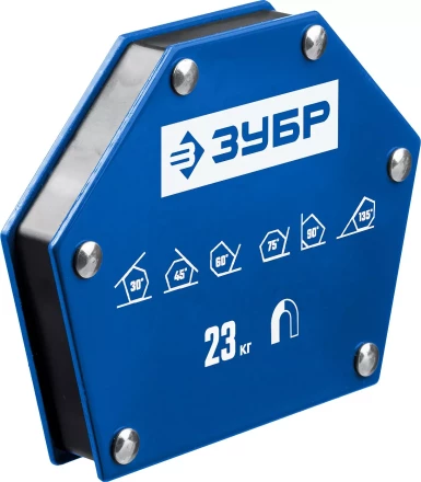 ЗУБР УМ-6, 23 кг, угольник магнитный для сварочных работ, Профессионал (40055-23) купить в Ханты-Мансийске