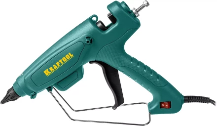 Пистолет клеевой (термоклеящий) &quot;PRO&quot;, KRAFTOOL 06843-220-12, эл, двухкомп корпус, рабоч темп 193град, выход клея 1,2кг/час, d=12мм, 220Вт 06843-220-12 купить в Ханты-Мансийске