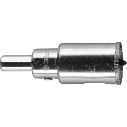 Коронка ЗУБР алмазная в сборе по кафелю, керамике с центрирующим сверлом и имбусовым ключом, зерно 60, 25мм 29850-25 купить в Ханты-Мансийске