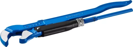 Ключ трубный рычажный ЗУБР &quot;ПРОФЕССИОНАЛ&quot;, тип &quot;S&quot;, изогнутые губки для труднодоступных мест, цельнокованный, Сr-V,  № 1, 1&quot; 27336-1_z01 купить в Ханты-Мансийске