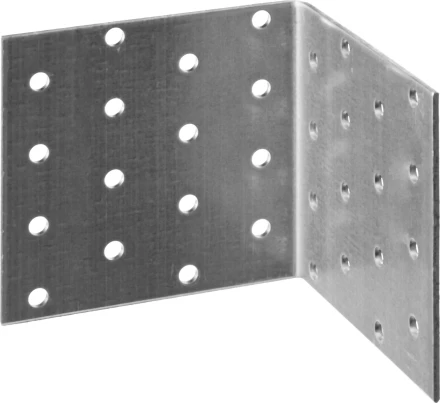 Крепежный угол ЗУБР &quot;МАСТЕР&quot; равносторонний, 80х80х80мм, 1шт 310206-080-080 купить в Ханты-Мансийске