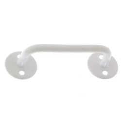 Ручка-скоба РС-80-3 белая 5штук Металлист Россия 91590