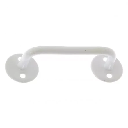 Ручка-скоба РС-80-3 белая 5штук  Металлист Россия 91590 купить в Ханты-Мансийске