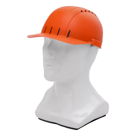 Каскетка защитная &quot;Стиль&quot;, пластиковая, оранжевая Сибртех 89169 купить в Ханты-Мансийске