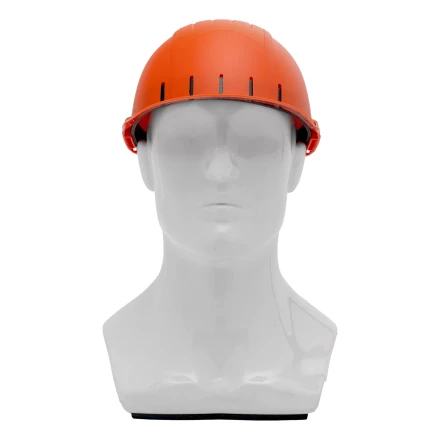 Каскетка защитная &quot;Стиль&quot;, пластиковая, оранжевая Сибртех 89169 купить в Ханты-Мансийске