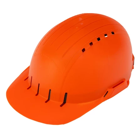 Каскетка защитная &quot;Стиль&quot;, пластиковая, оранжевая Сибртех 89169 купить в Ханты-Мансийске