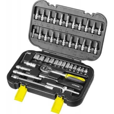 Набор слесарно-монтажного инструмента STAYER &quot;MASTER&quot;, 46 предметов 27760-H46 купить в Ханты-Мансийске