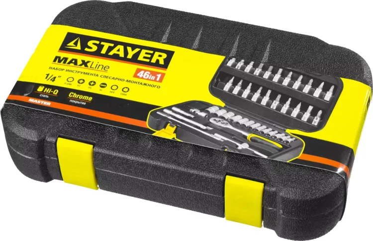 Набор слесарно-монтажного инструмента STAYER "MASTER", 46 предметов 27760-H46 купить в Ханты-Мансийске