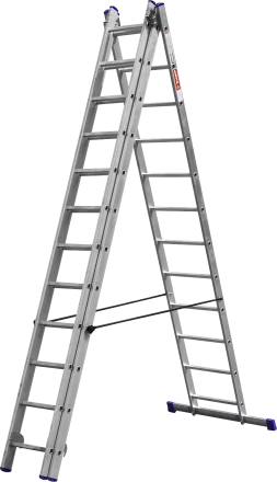 Лестницы алюминиевые трехсекционные серия ЭКСПЕРТ купить в Ханты-Мансийске