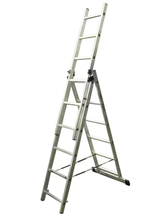 Лестница трехсекционная 3х14 ступеней Энкор 69688 купить в Ханты-Мансийске