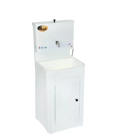 Умывальник дачный с подогревом ЛЮКС Вихрь пластик белый купить в Ханты-Мансийске