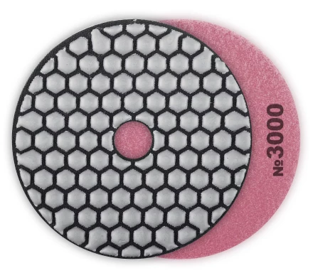 ЗУБР 100 мм, №3000, сухое шлифование, алмазный гибкий шлифовальный круг АГШК, Профессионал (29868-3000) купить в Ханты-Мансийске