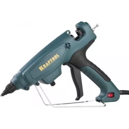 Пистолет клеевой (термоклеящий) "PRO", KRAFTOOL 06843-300-12, электр, двухкомп корпус, регулятор темп, выход клея 1,5 кг/час, d=12мм, 300Вт 06843-300-12