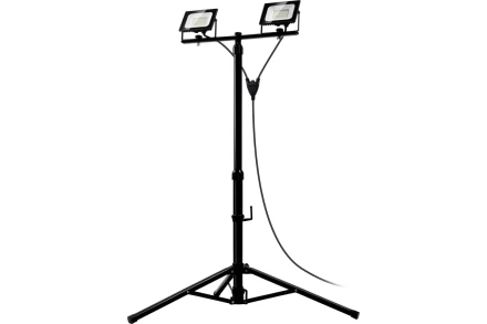 ЗУБР ПСК 30х2, 2 х 30 Вт, 6500 К, IP 65, 1.6 м, светодиодные прожекторы на штативе, Профессионал (57145-2-30) купить в Ханты-Мансийске