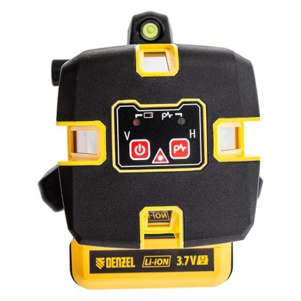 Лазерный уровень LX 05 Red, 20 м, 635 нм, аккумулятор Li 5200 mAh, резьба 5/8&quot; Denzel 35071 купить в Ханты-Мансийске